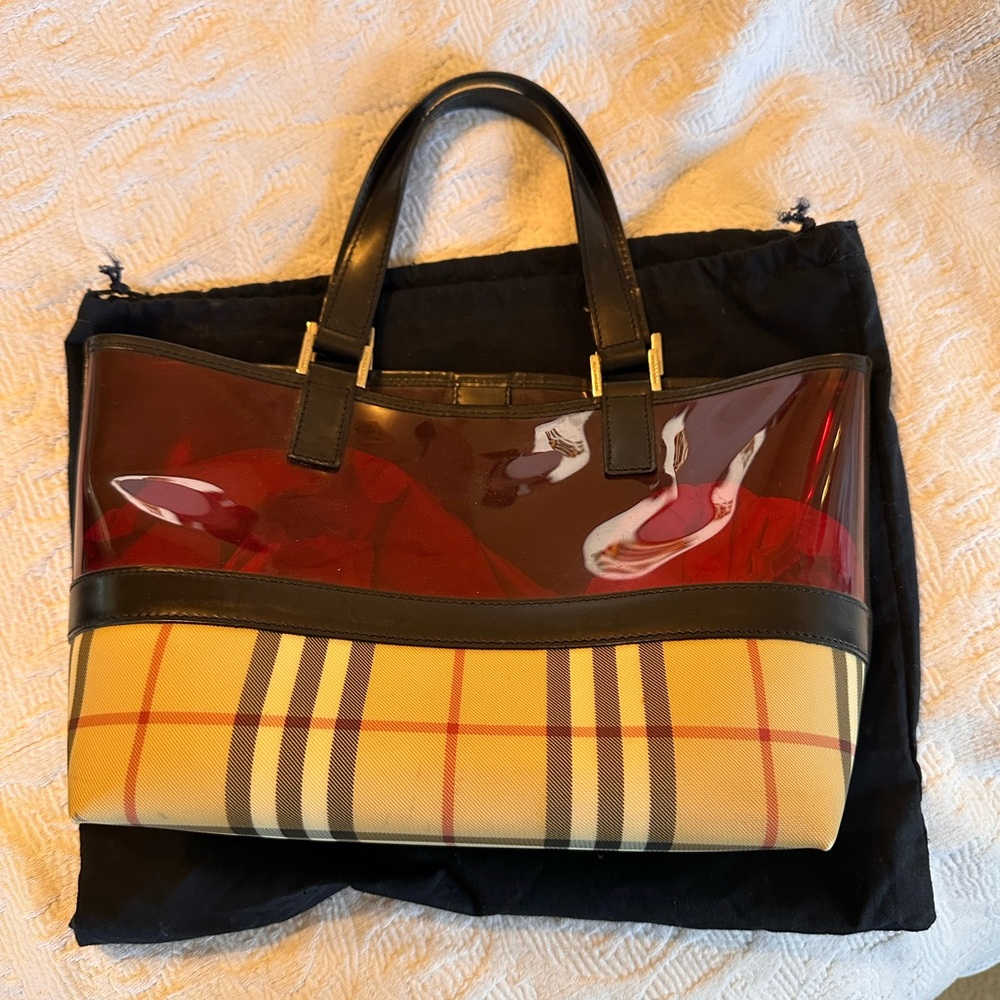 Burberry “beach” “house check” vintage Handbag - Picture 2 of 11